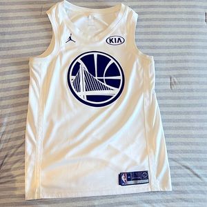 OFFICIAL NBA GOLDEN STATE WARRIORS CURRY JERSEY SOZE MEDIUM